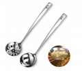 304 Stainless Steel 2 Pcs Slotted Spoon and Soup Ladle