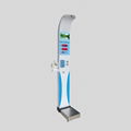 body weight scale, coin operated height weight BMI machine