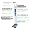 Coin body scale coin operated height weight bmi scale electronic weighing machin