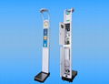 Electronic height weighing machine coin