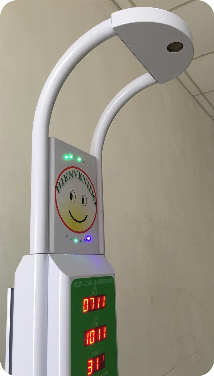 Electronic height weighing machine coin operated body height weight bmi scale 4