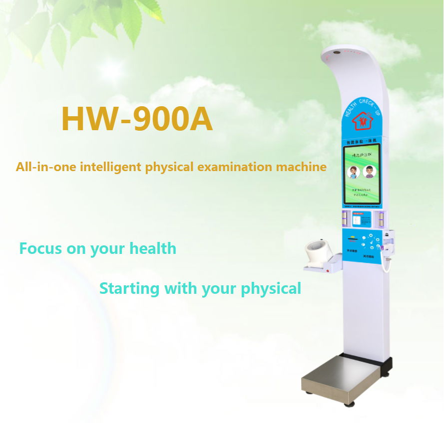 Body fat scale body composition analyzer self-service diagnosis kiosk 3