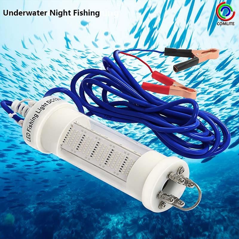 140W Underwater LED Fishing Bait 12V Fishing Lure Light 3