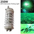 DC12-24V 250W LED Underwater Night Fishing Boat Light Fishing Lure with SUS Cage