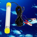 12V 60W COB LED Underwater Deep Drop Fish Lure Flashing Lamp Light