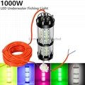 1000W AC220-240V Ocean Deep Underwater LED Fishing Lure Carp Fishing Bait Lights