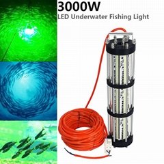 AC220-240V 3000W LED Night Fishing Boat Light Attracting Squid Fishing LED Light