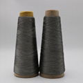 Metallic Stainless Thin Conductive Filament Weaving Yarn Braid Fiber Anti Static 1
