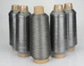 Metallic Stainless Thin Conductive Filament Weaving Yarn Braid Fiber Anti Static