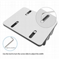 Double Slot  Vertical Laptop Stand Holder 4