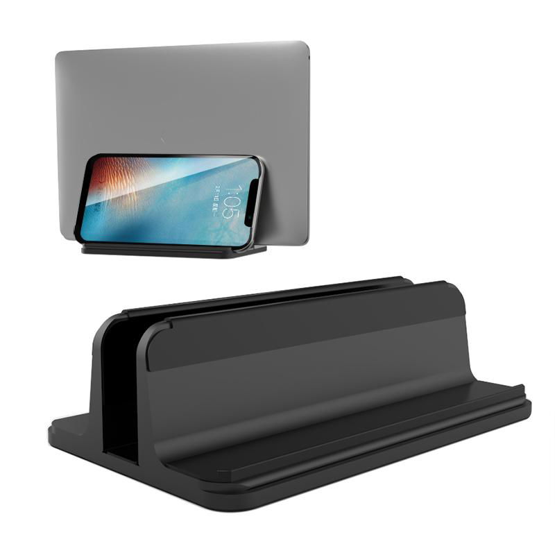 Vertical Laptop Stand Styled with Extra Phone Slot 3