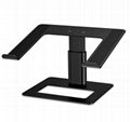 Ergonomic Aluminum Height Adjustable Computer Stand Laptop Holder  2