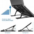 Adjustable Aluminium Vertical Foldable Laptop Stand Portable 5