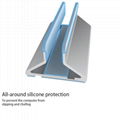 Wholesale metal multi adjustable high quality aluminum Vertical Laptop Stand