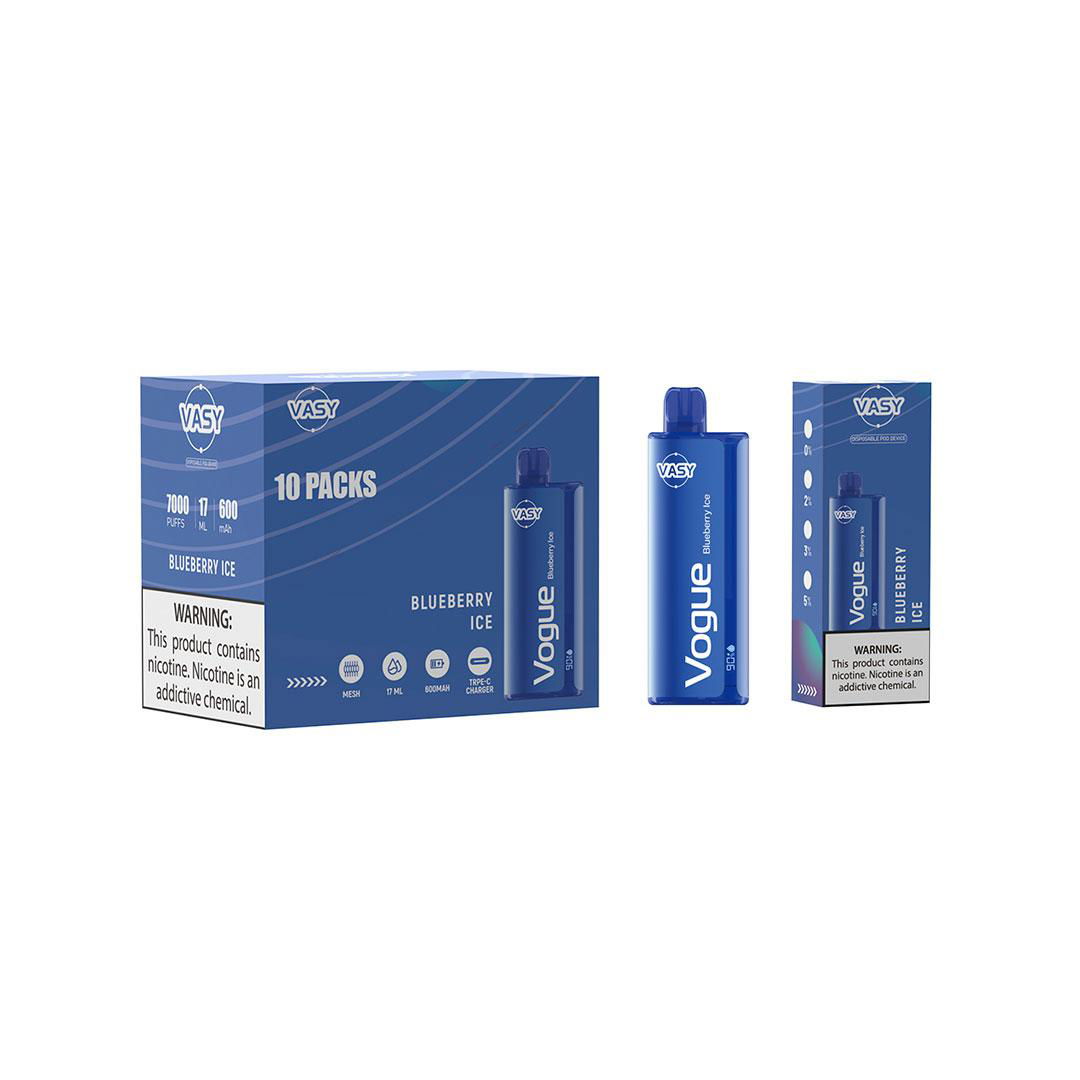 VASY Vogue 7000 Puffs Disposable Vape with Display 2