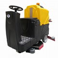 ride on cleaning machine dual brush