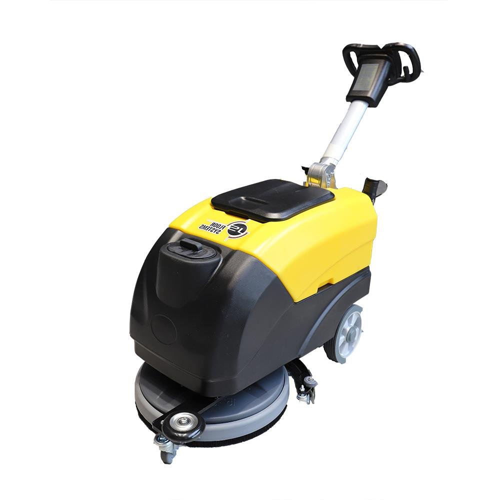  walk behind floor scrubber battery operated floor cleaning washing machine
