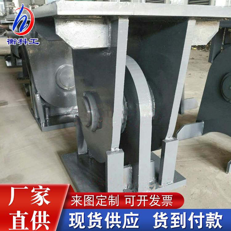 管道辊轴滚动铰轴导向活动管托 抱箍型固定支座 2