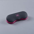 E88pu leather glasses case iron case creative portable nearsighted sunglasses ca 3