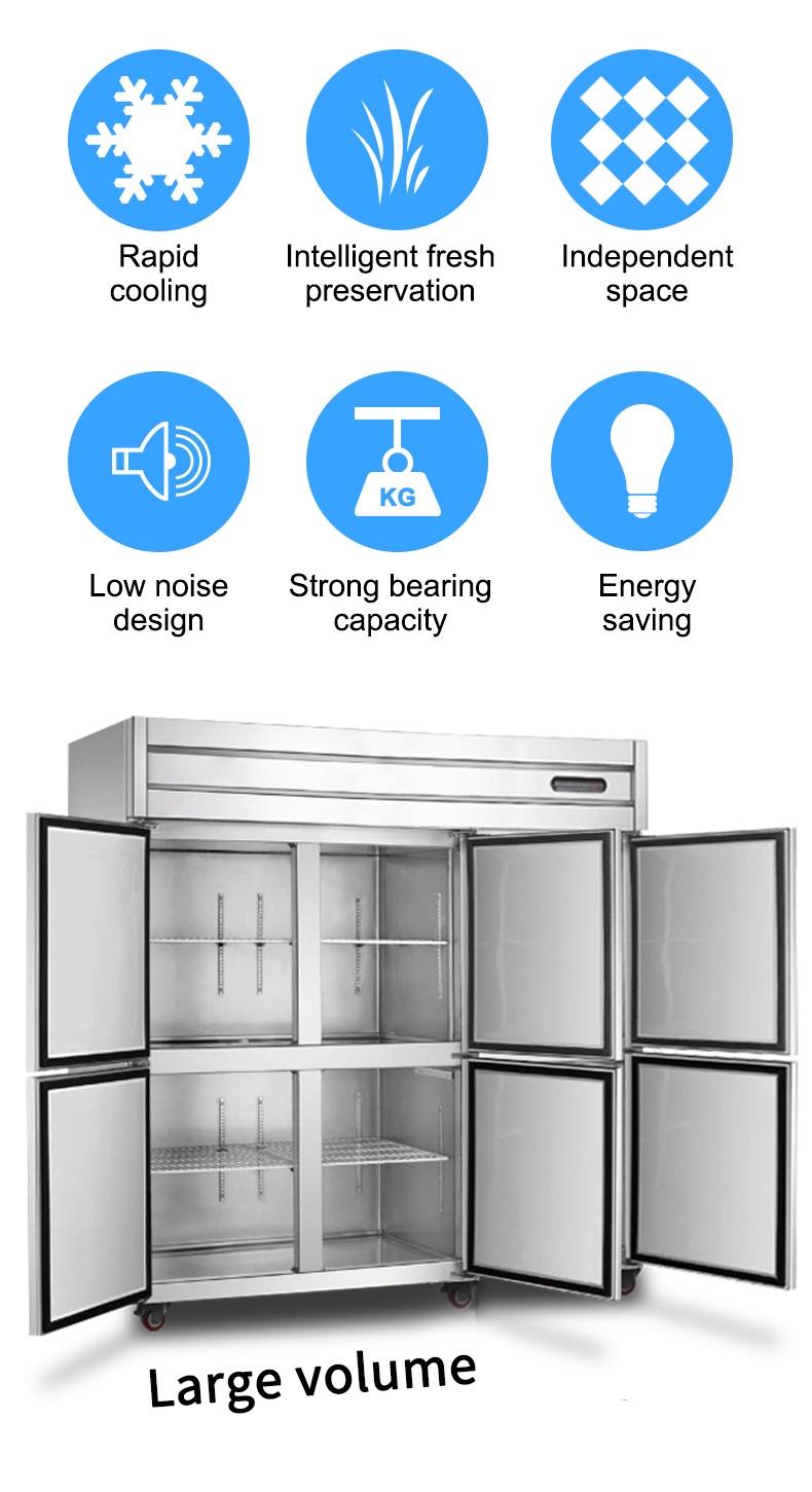 Stainless steel kitchen freezer commercial refrigerator MXCHLG1220O