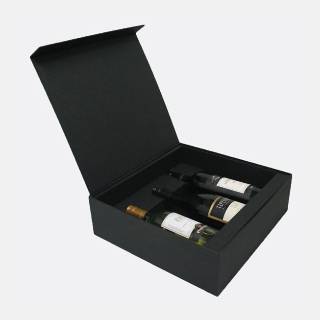 Custom Premium Packaging Luxury Printed Paper Rigid Wine Box Outer Packaging 2