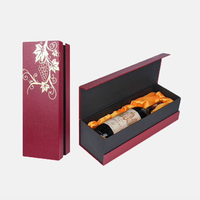 Custom Premium Packaging Luxury Printed Paper Rigid Wine Box Outer Packaging 3