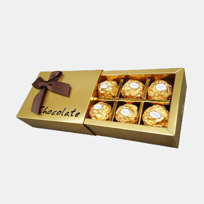 Custom Packaging Premium Printed Paper Rigid Chocolate Box Affordable Price 2