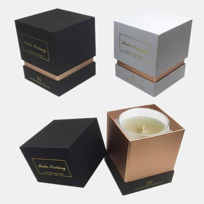 Custom Packaging Premium Paper Printed Luxury Rigid Candle Box Affordable Price 2