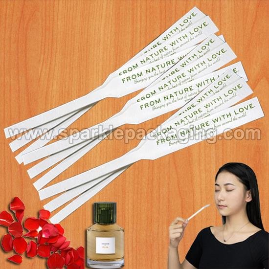 Custom Logo Printing Fragrance Smelling Strips Perfume Tester Cards Tester Strip 4