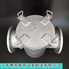 CBM1061-81吸入粗水滤器 碳钢镀锌 直通型A型日标海水滤器