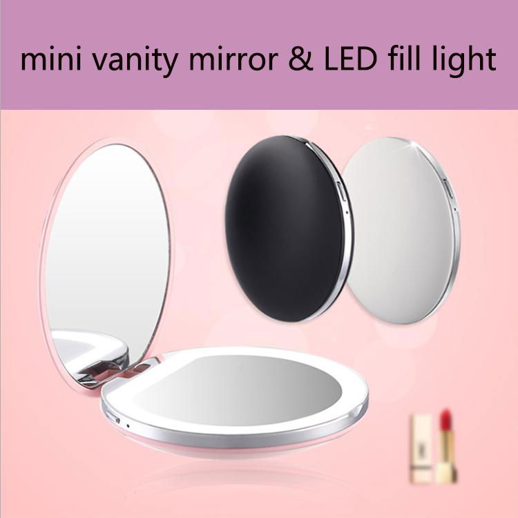 Portable vanity mirror & fill light