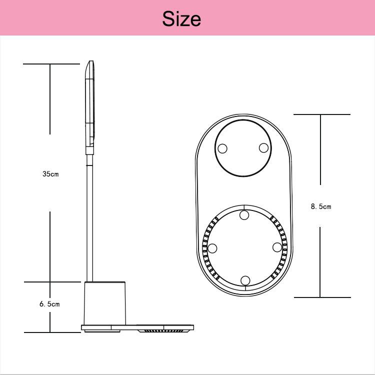 Wireless charger desk lamp