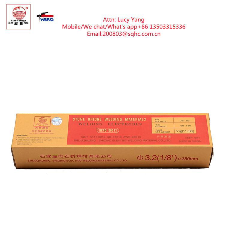 STONE BRIDGE WELDING ELECTRODE WLEDING ROD HERO E6013 2