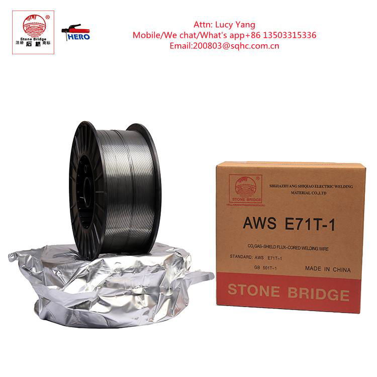 FLUX CORED WELDING WIRE AWS E71T-1C , AWS E71T-11 2