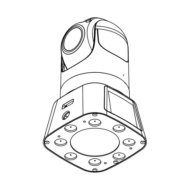 4G intelligent deployment of PTZ live cameras, suitable for safe cities, remote  2