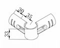 High Quality Cheap Price 90 Degree Stamping Extrusion Metal Joint For Lean Tube  2