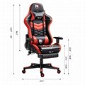 2022 New Design PU Leather Gaming Chair With Lights And Speakers 3
