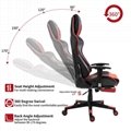 Factory Wholesale Computer Gaming Chair with Footrest 4