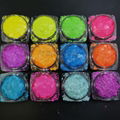 12 color nail decoration fluorescent