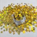 Christmas decoration DIY glitter, laser color leaf glitter powder sequins 2