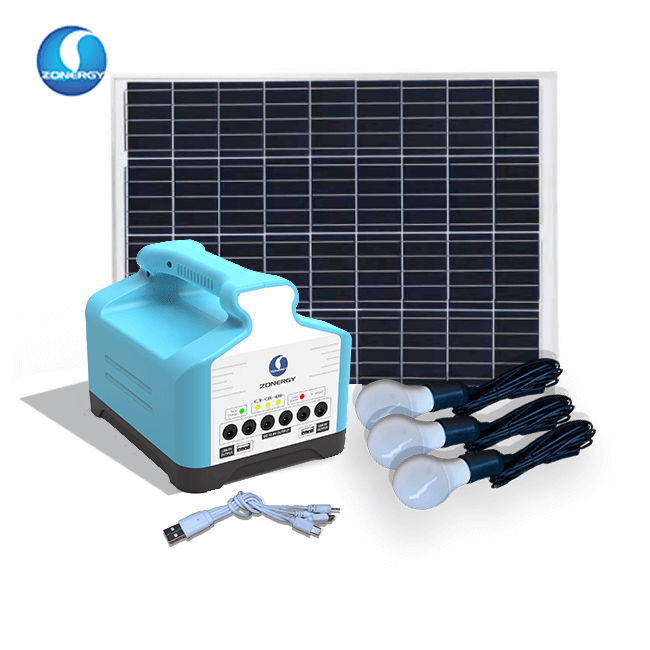 Zonergy Mini Protable Light 60w Solar Panels Power Bank Prices