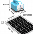 Zonergy Mini Protable Light 60w Solar Panels Power Bank Prices 3