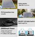 Zonergy Mini Protable Light 60w Solar Panels Power Bank Prices