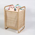 Bamboo Fabric Laundry Storage Basket 2