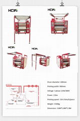 Automatic Alignment Device Ribbon Roller Heat Transfer Machine