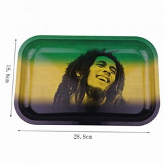 Wholesale Metal Rolling Tray 18*14cm Smoking Rolling Tray Smoking Accessories