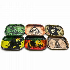 Wholesale 18X12.5cm Custom Rolling Tray Logo Printing Rolling Tray