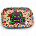 New Design Cheap Serving Custom Rolling Tin Metal Tray 4