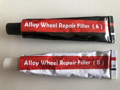 Alloy wheel repair rim scratch remover