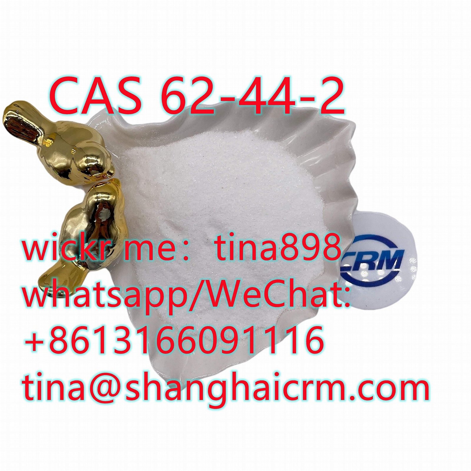 Factory Supply Hot Sale Bulk raw material 99% Pure Phenacetin Powder CAS 62-44-2 5